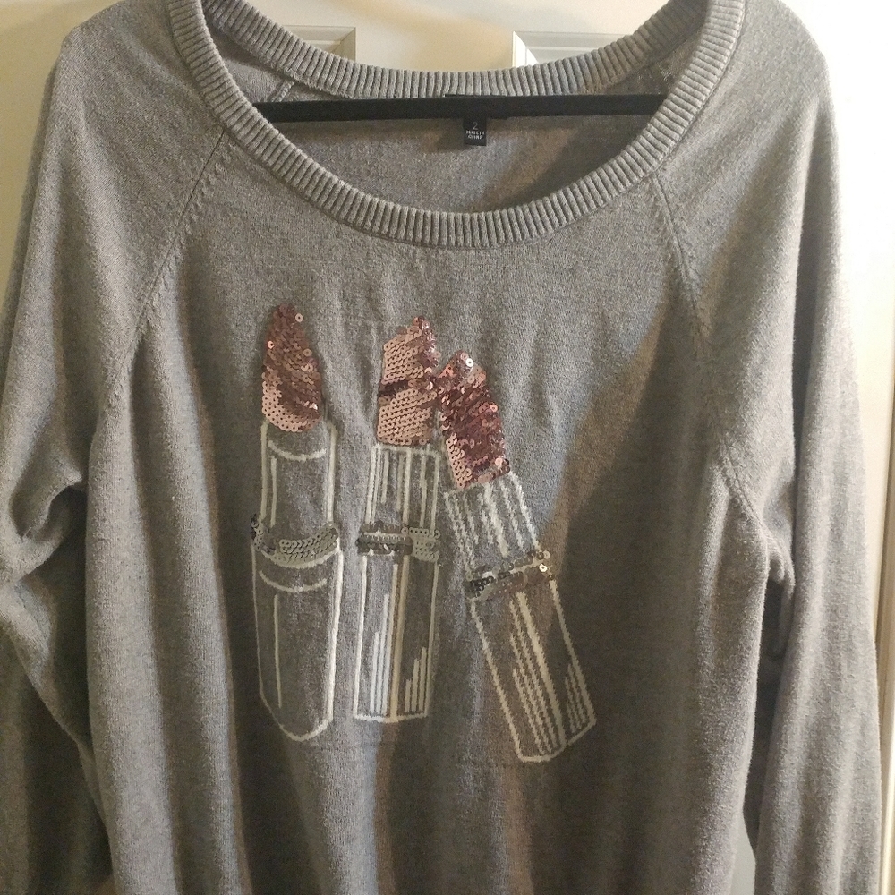 Torrid Sequin Lipstick Sweater
